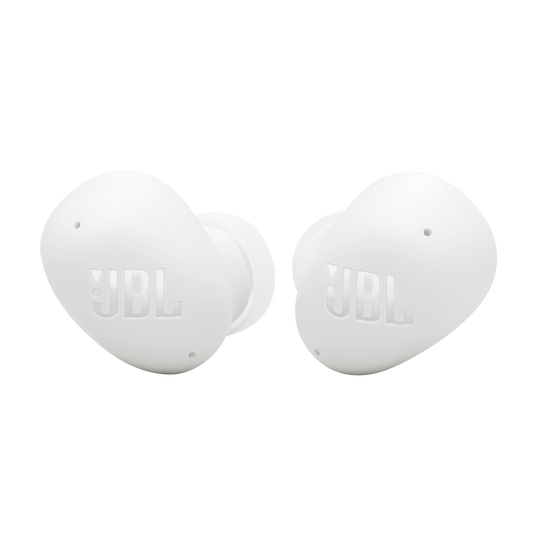 JBL Vibe Buds 2 - White - True Wireless Noise Cancelling Earbuds - Detailshot 3